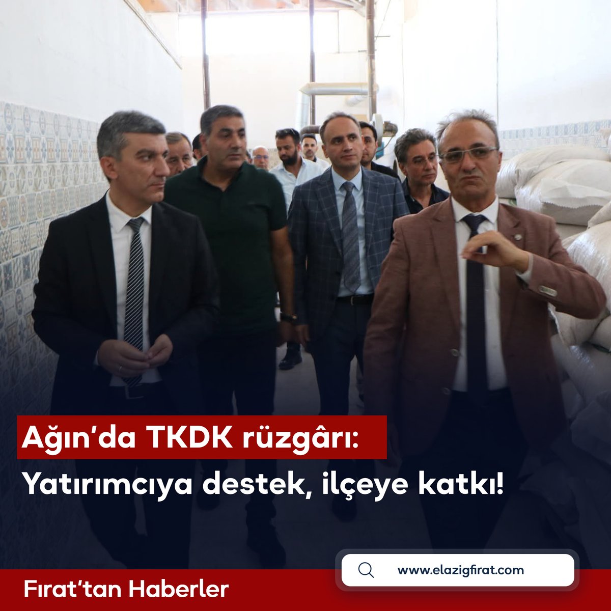 Ağın’da TKDK rüzgârı: Yatırımcıya destek, ilçeye katkı! 
elazigfirat.com/haber/26142644…
#elazığ #elazığhaberleri #elazığgündem #elazığsondakika