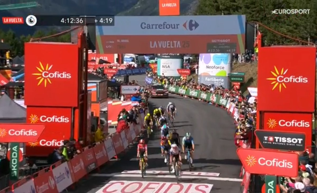falsoplanoblog's tweet image. 🇵🇹 João Almeida completou a Almeidada, ainda tentou o ataque e venceu o sprint no grupo dos favoritos 👏🏻
Grande etapa do português. É acreditar malta ❤️
#BotaLume 🔥
#LaVuelta25