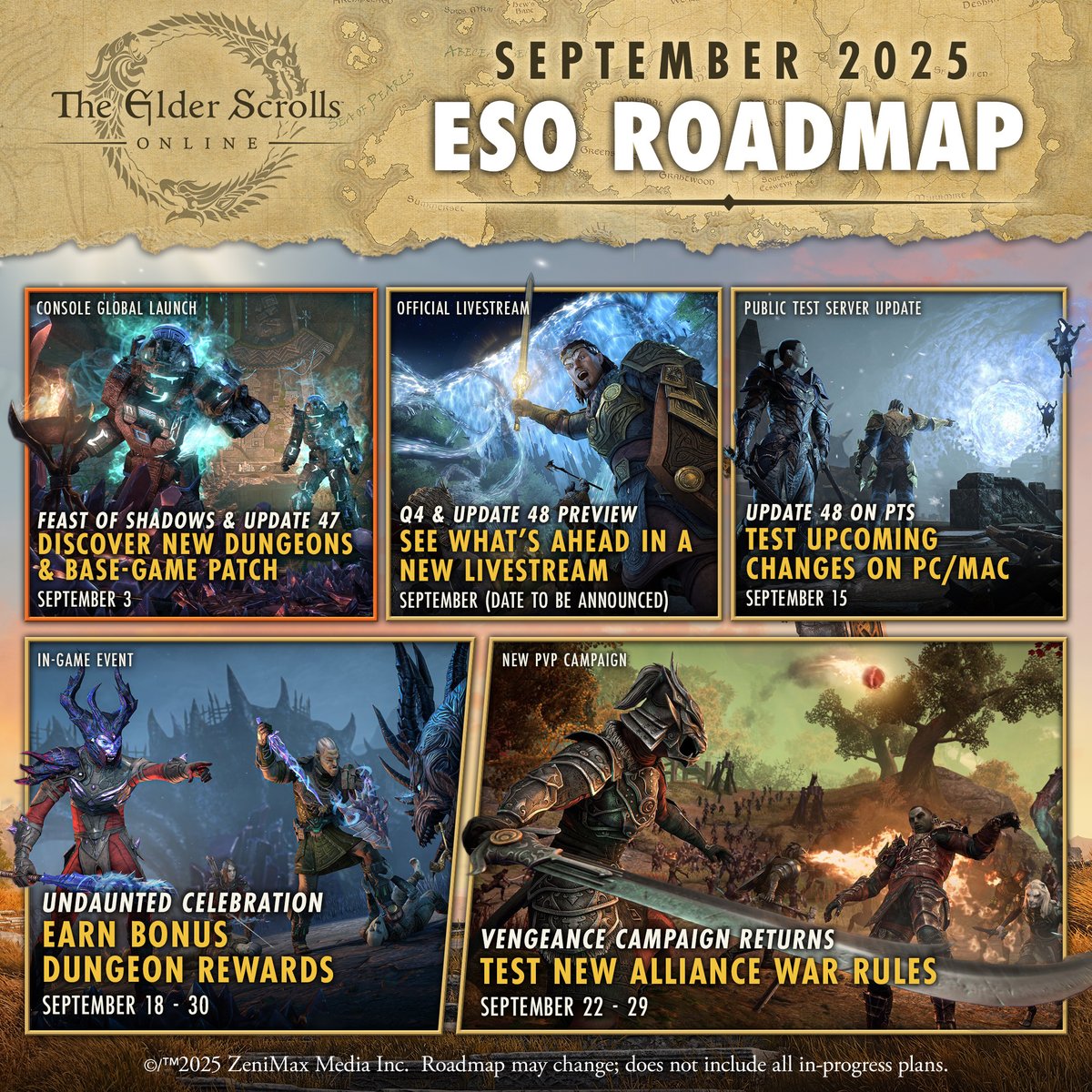 🗓️ September 2025 🗓️
🛡️ Undaunted Celebration returns
📺 Q4/U48 Preview livestream
⚔️ New Vengeance test rule set
And even more awaits in the weeks ahead!
Get the details: beth.games/3HycYnH