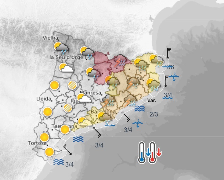 ☔️⛈️ <a href="/emergenciescat/">Protecció civil</a> manté l'alerta per pluges
👉De moment, a #Torredembarra només han caigut prop de 3 litres
➡️ona-latorre.cat/news/proteccio…