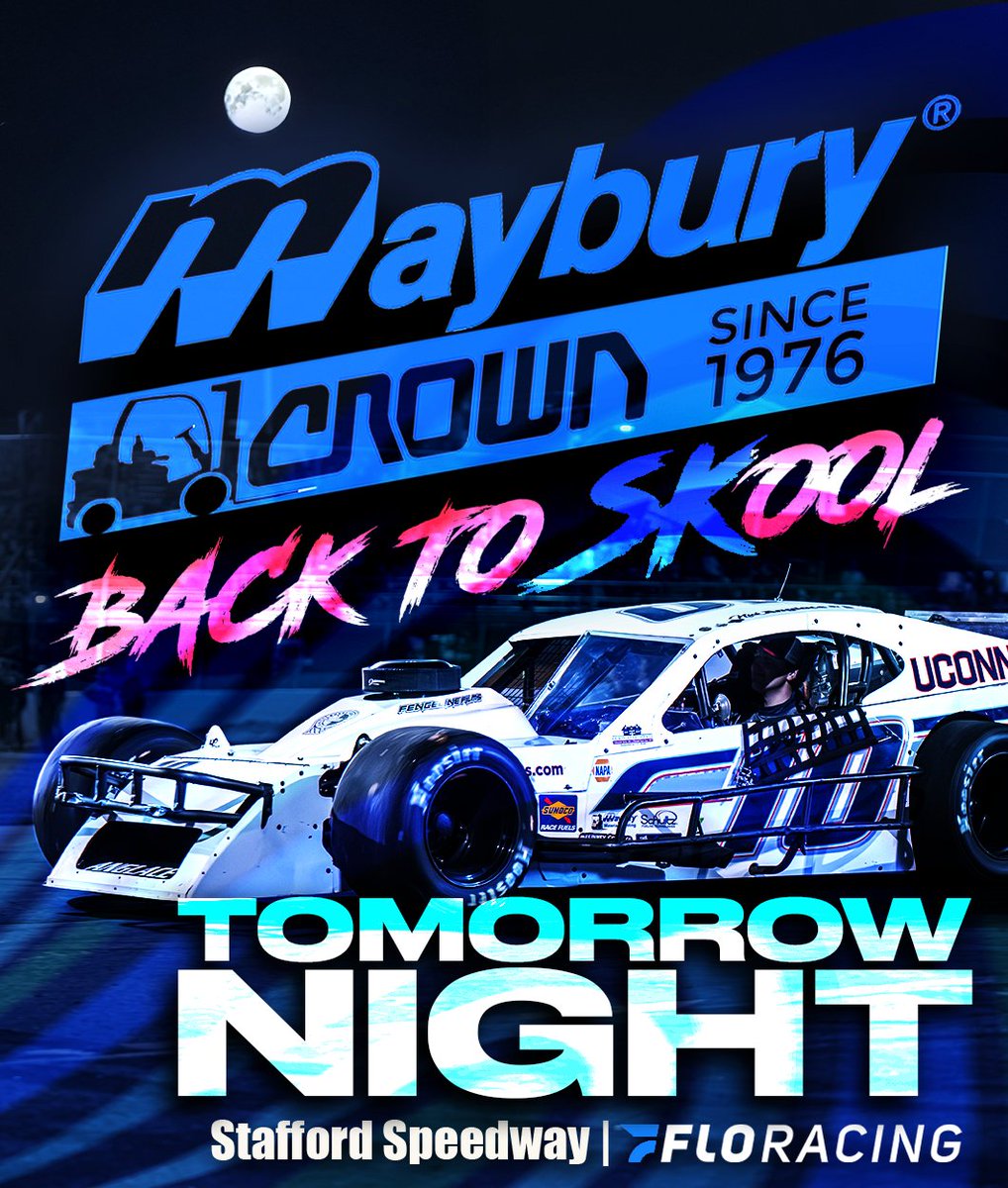 About time much of the world heads back to SKool!
📚✏️ While a new year begins for them, our season is reaching its peak!
🔜 All of our divisions take to the track alongside Big Wheels TOMORROW NIGHT.
🚲 For tickets and signups: bit.ly/MayburyBacktoS…