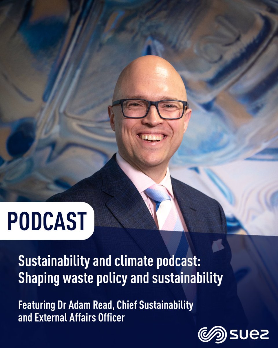 In the latest episode of the Sustainability and Climate Podcast, our very own  Chief Sustainability and External Affairs Officer, <a href="/AdamRead74/">Dr Adam Read MBE</a>, explores how waste is being reimagined as a driver of climate action, innovation, and resource recovery.🌍

Topics covered include:
✅