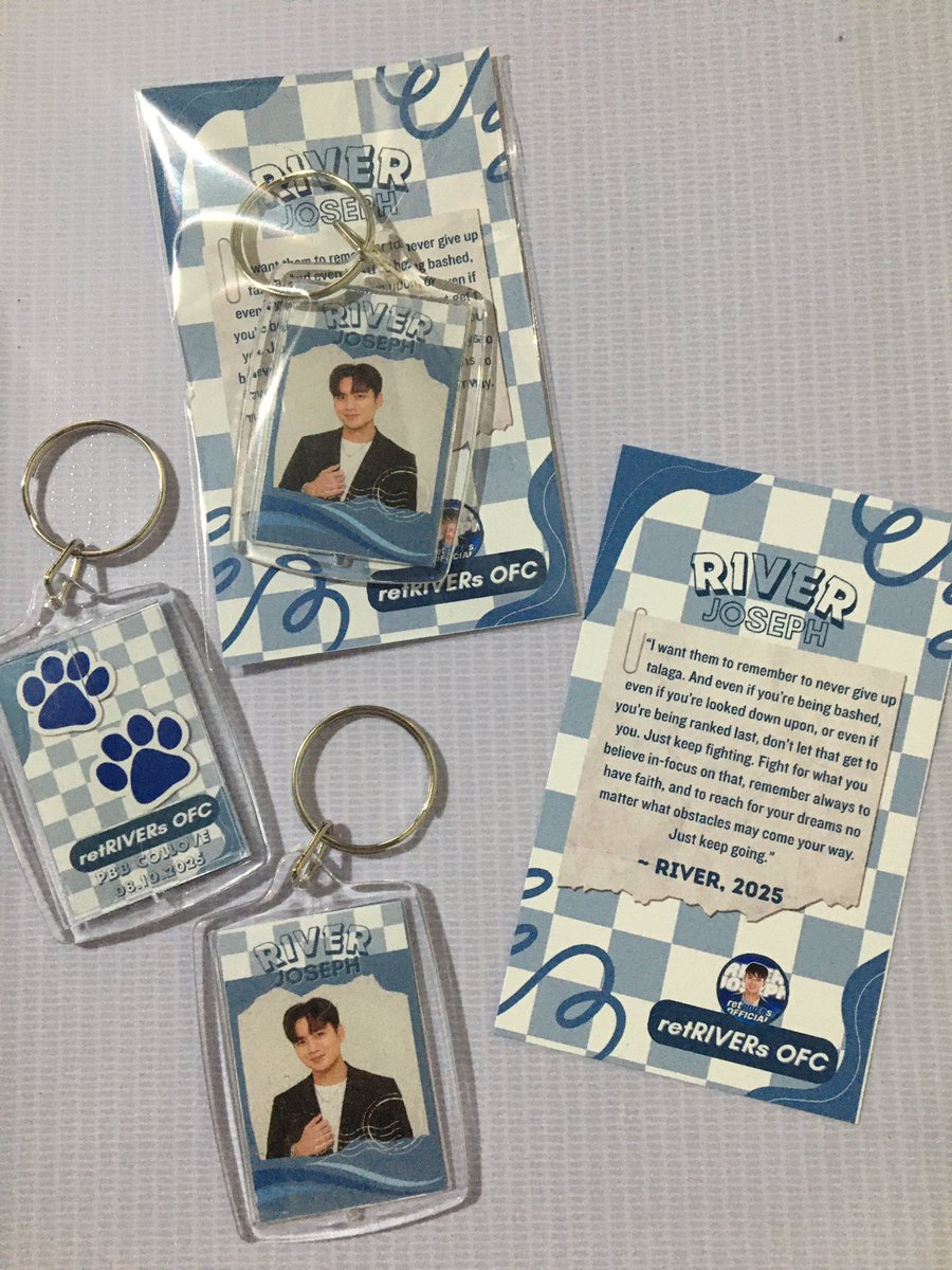 EmsiLog0318's tweet photo. The message from this key chain, it's from you River. 
Constantly reminding us to keep on fighting! 
Nandito lang kami, lagi nakasupporta sayo @iamriverjoseph 

#AlwaysByRiverside
#RetriversForRiver https://t.co/kzIDmCQX9O