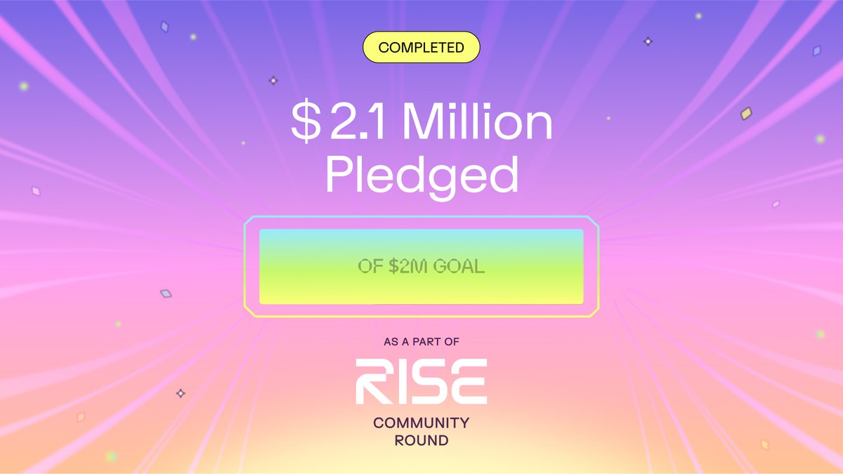 Goal achieved

Thank you to everyone who pledged or shared our community round.

The journey toward Infinite Speed accelerates.