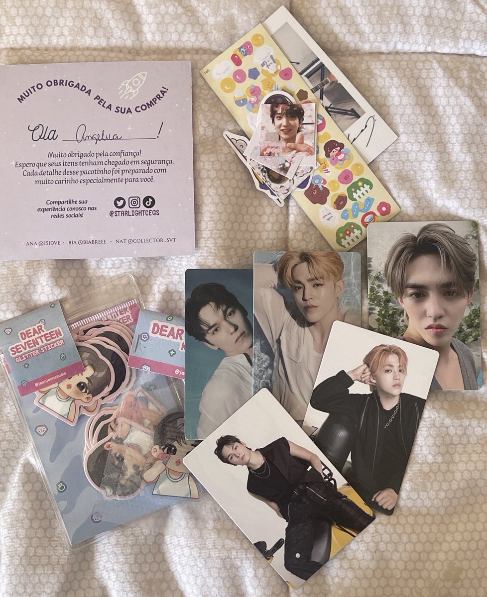 feedback super positivo pra <a href="/StarlightCegs/">STARLIGHT CEGS</a> que realizou ceg dessas belezinhas, a compra foi tranquila e agradeço a bia por toda paciência que ela teve comigo, chegou bem embalado com mimos e com certeza vou participar mais vezes de futuras cegs, obrigada por tudo sempre 🩷🫂