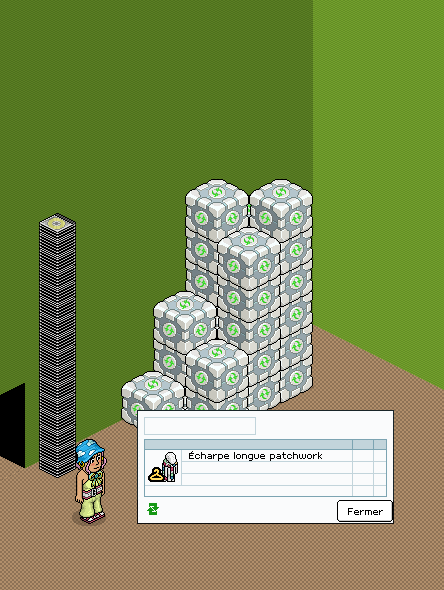 ✨and here is the second scarf after more than 7000 recycled furni ♻️😞