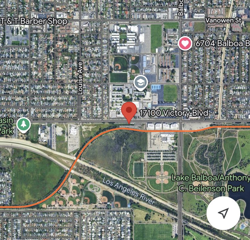 An LA council member pressured devs to halve an apt’s height here. The location is on a major road, next to major bus rapid transit, a school, and our biggest recreation area:

If we demand “compromise” even in locations like this, we’re not getting anywhere.