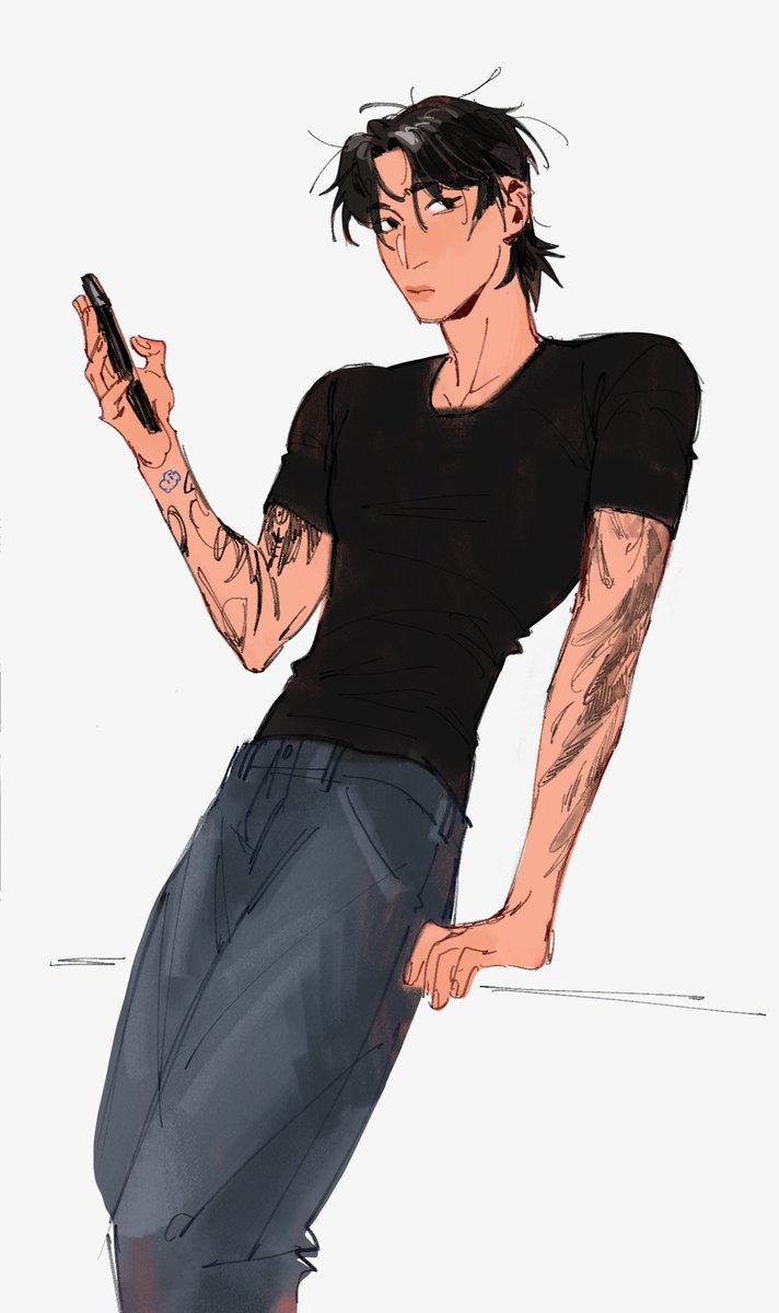 tattoo artist 🐶 #ateezfanart