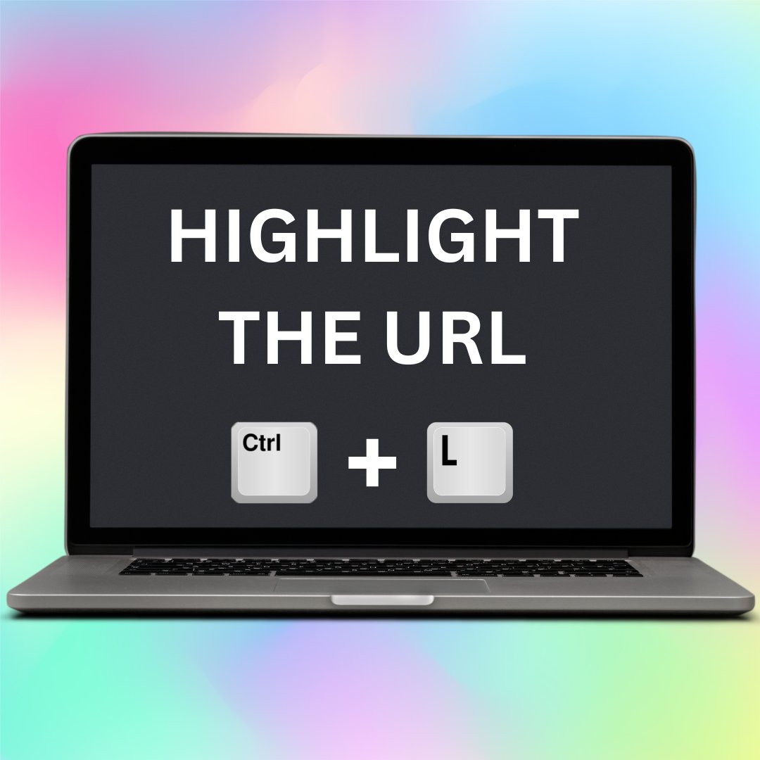 kisdsectech's tweet image. Use Ctrl + L to highlight the URL in a Chrome browser. 🚀 #TeachingWithTech