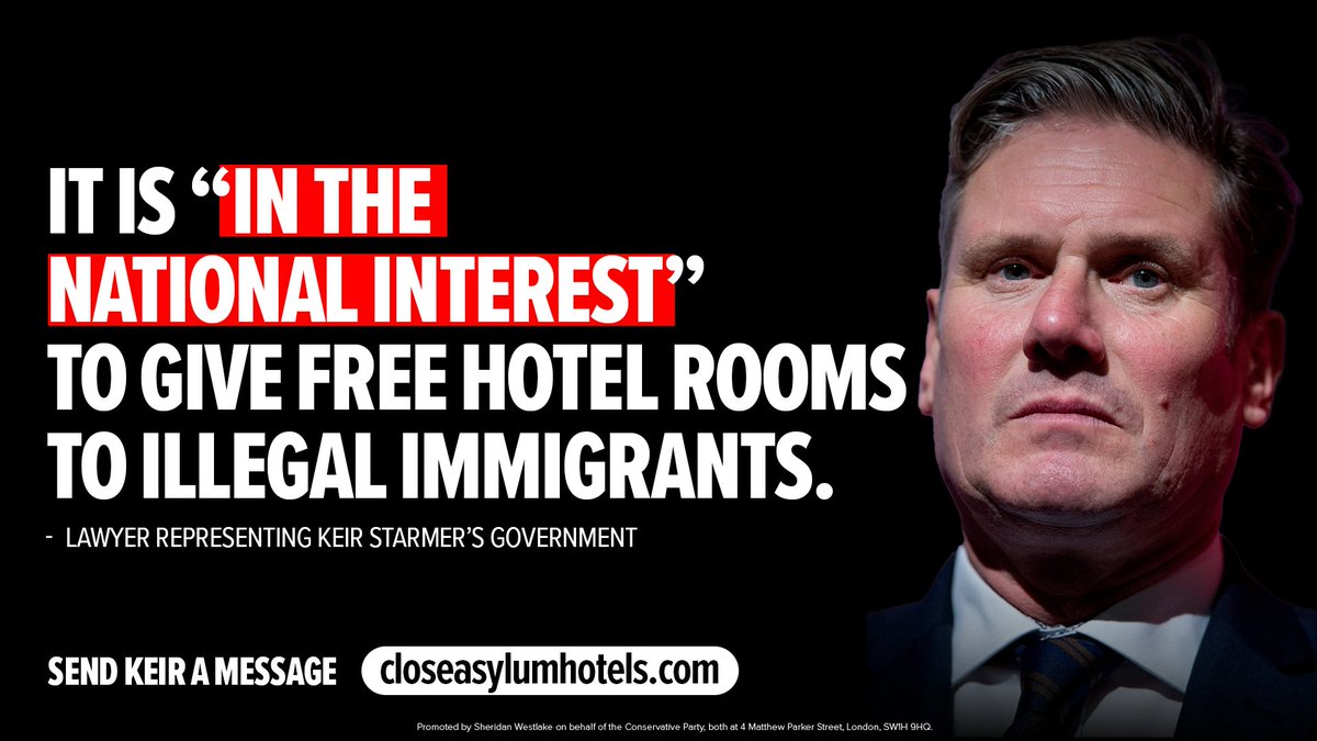 Conservatives's tweet image. Keir Starmer isn’t on your side.