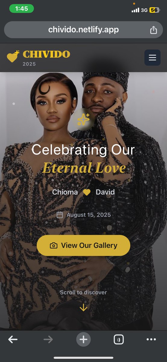 michaelisih_dev's tweet image. I built a website for @davido and Chef Chi, and the reception has been amazing 🤩 Some people even called it the best website they’ve ever seen 🤭. I’ve also had a lot of people reach out for my services. God is good 😁

For those yet to see it:

chivido.netlify.app