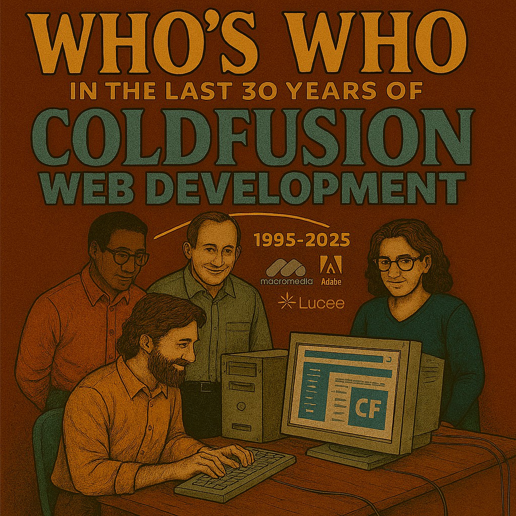 myCFML's tweet image. &quot;Who&apos;s Who&quot; Survey:  Highlighting ColdFusion developers over the last 30 years (Invite-only)

mycfml.com/articles/whos-…

I&apos;m re-reading the original Steven Levy&apos;s &quot;Hackers: Heroes of the Computer Revolution&quot; book from 1984 and want to personally pay homage to CFML developers.