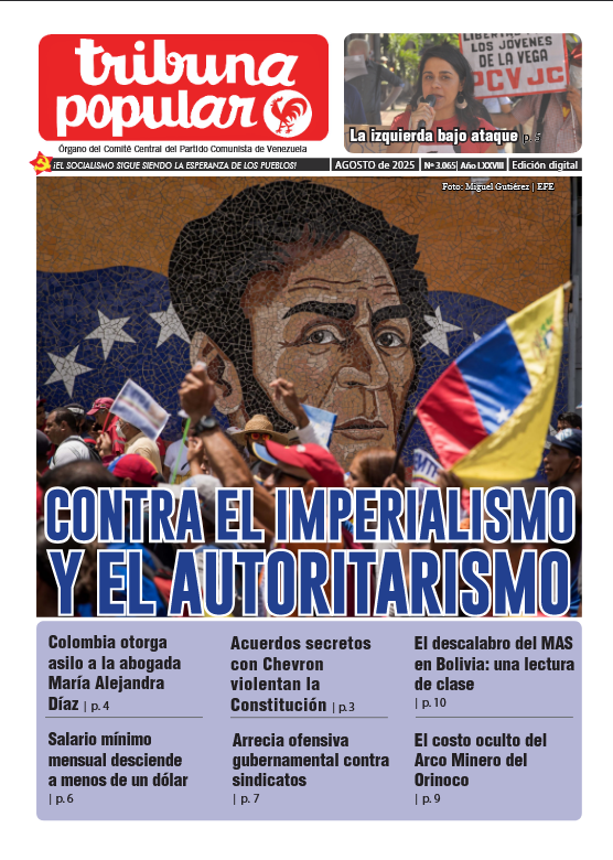 Tribuna Popular Web (@_tribunapopular) on Twitter photo #AGOSTO Ya está disponible Tribuna Popular, órgano del <a href="/PCV_Venezuela/">Partido Comunista de Venezuela ☭</a>
🇧🇴Análisis preliminar de las elecciones generales en Bolivia: una lectura de clase | Camila Azeñas
✅Descarga goo.su/CmBC #AGOSTO Ya está disponible Tribuna Popular, órgano del <a href="/PCV_Venezuela/">Partido Comunista de Venezuela ☭</a>
🇧🇴Análisis preliminar de las elecciones generales en Bolivia: una lectura de clase | Camila Azeñas
✅Descarga goo.su/CmBC