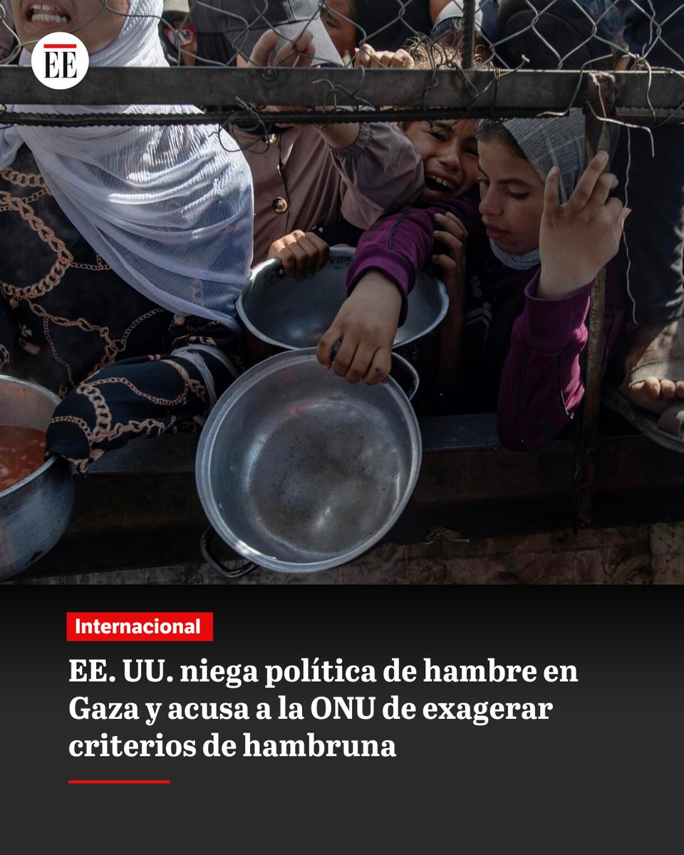elespectador's tweet image. EE. UU. rechaza que Israel provoque hambre en Gaza y critica a países que buscan reconocer a Palestina.
👉 trib.al/icq7qiL