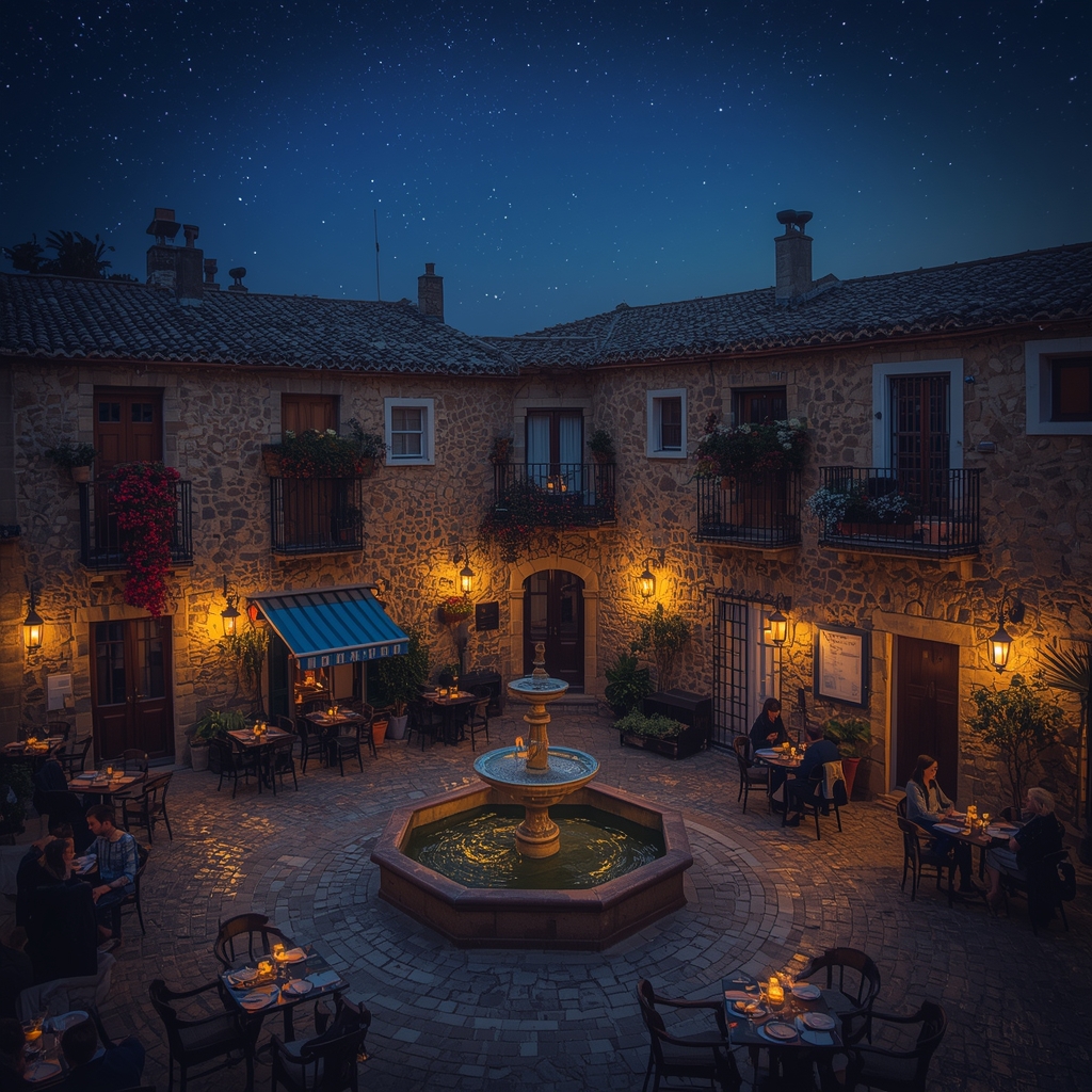 Nights in Iberia are full of encanto… where plazas turn into living rooms under the stars ✨🍷

#IberianNights #TravelDreams #MediterraneanMagic #IberianJourney #HiddenGems #PlazaVibes #StarryNights #IberianSoul #Wanderlust #EncantoIberico