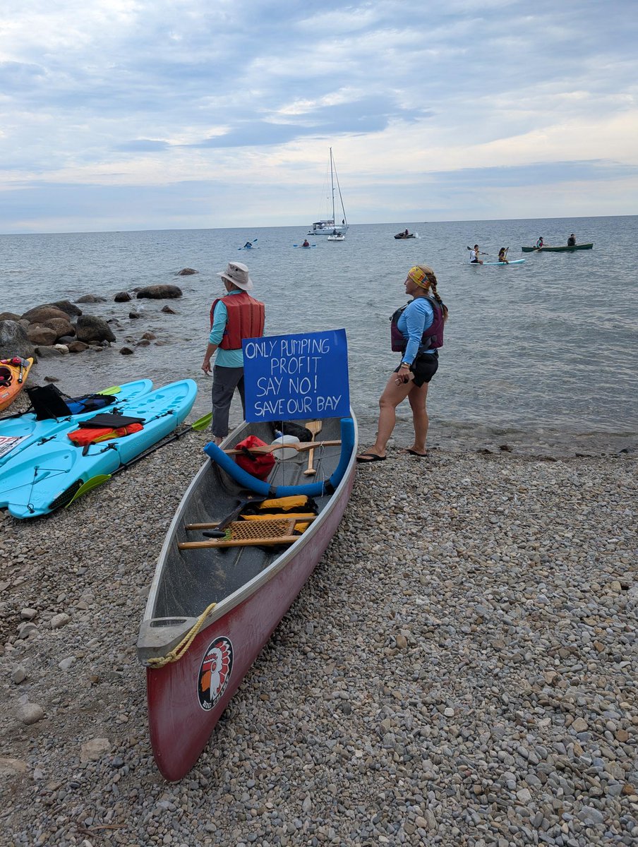 We did it! 💥
40+ boats joined our Anchors Away to Save Georgian Bay protest flotilla on Aug 23.
TC Energy’s rig may have moved, but the drilling continues—and so does our fight. 🌊

📢 Sign the petition. Donate. Stay tuned for the next flotilla!
tinyurl.com/4mmjfrnw