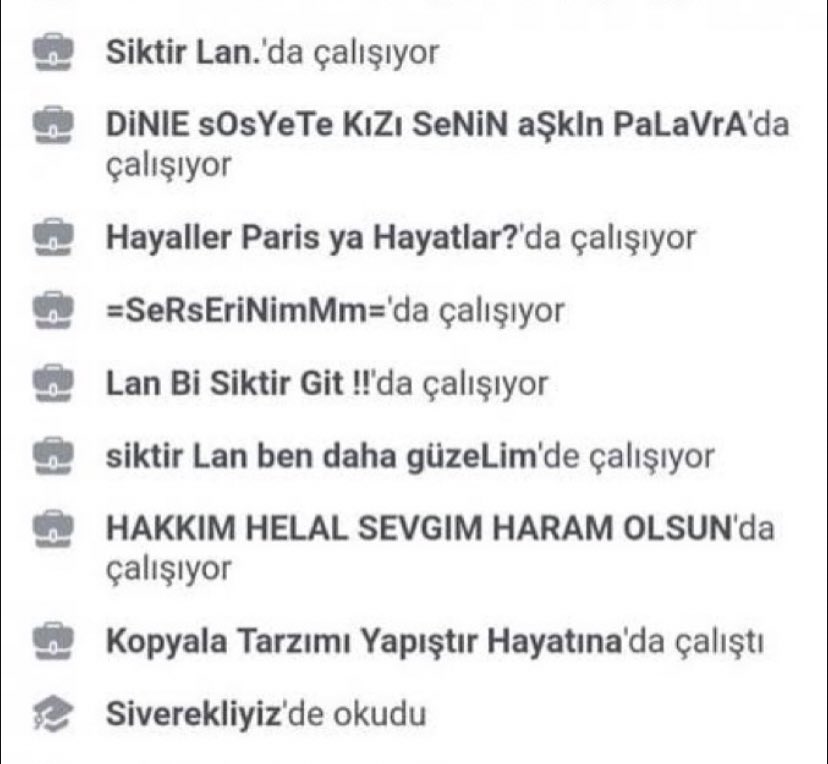 istifa ettiğim an kariyer şuraya evrilir (maalesef son madde de yarı yarıya tutuyor)