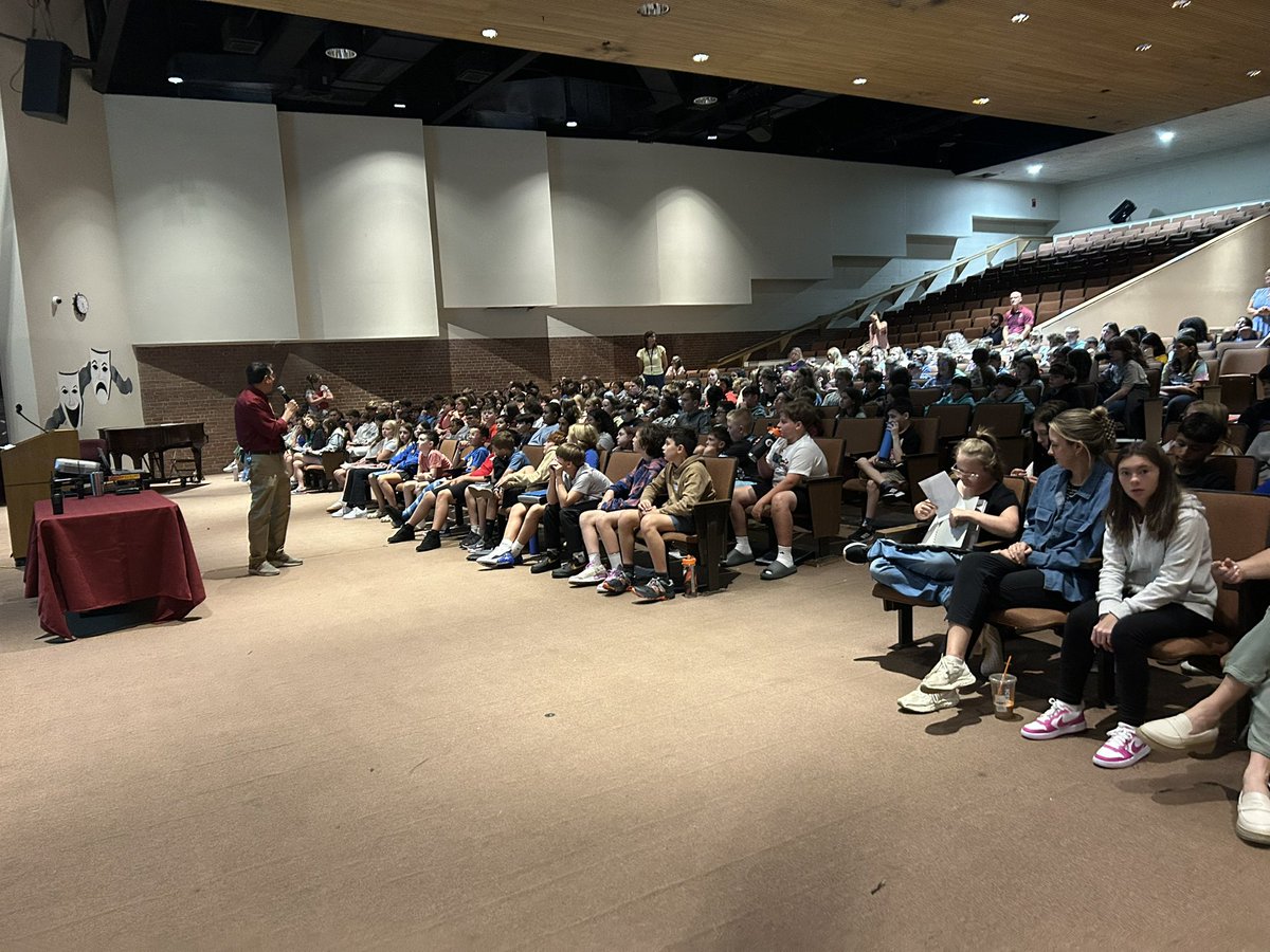 MrsPH_nms's tweet image. Great start to the school year at Northbridge Middle School. We had a wonderful full school assembly today to review RAMS expectations. 
Rest up and enjoy the long weekend-we will see you Tuesday.