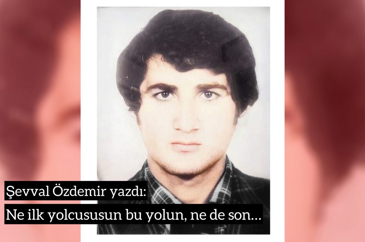 Şevval Özdemir yazdı: Ne ilk yolcususun bu yolun, ne de son…

Yoldaşımız Cemalettin Yalçın’ı saygı ve özlemle anıyoruz.

odakdergisi2.com/ne-ilk-yolcusu… 

#CemalettinYalçın