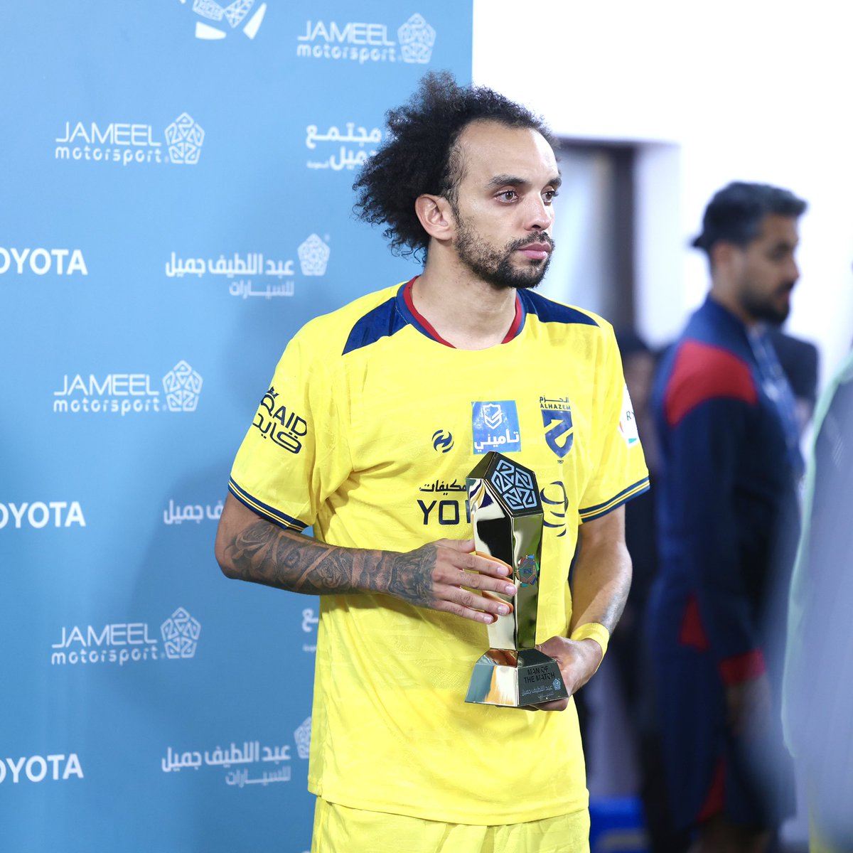 🔝| رحـبو مَـعنا بـ أفضل لاعب في المباراة 🤩👏

" فابيو مارتينيز " ✅

#دوري_روشن_السعودي
#ضمك_الحزم