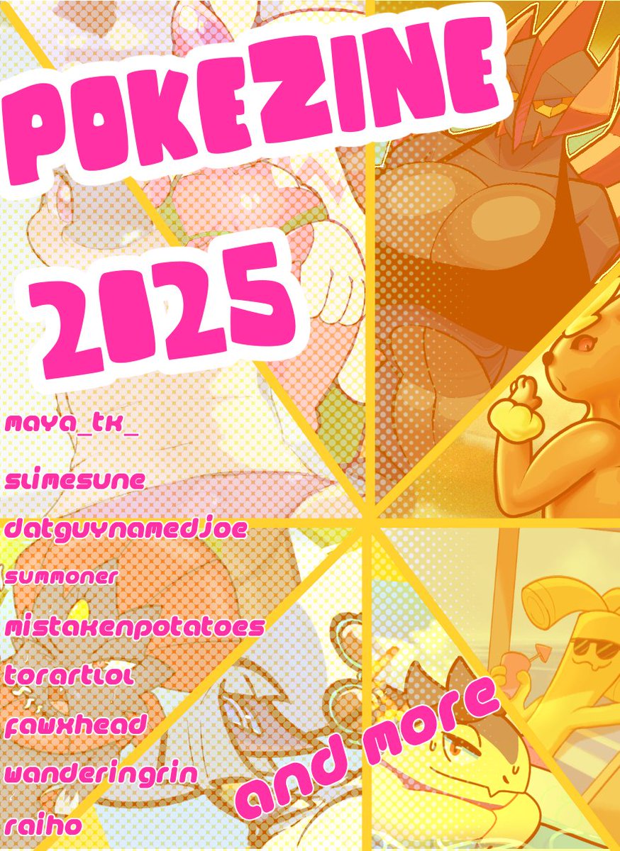 Ream_N_Cream's tweet image. Pokezine 2025 is here! check out this art pack down below!
