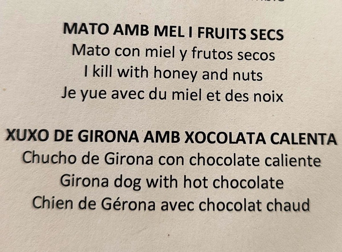 etfelicitofill's tweet image. L’ ‘I kill with honey’ és tot un clàssic, però el ‘GIRONA DOG’ m’ha robat el cor 🥹

via @afoclabarraca