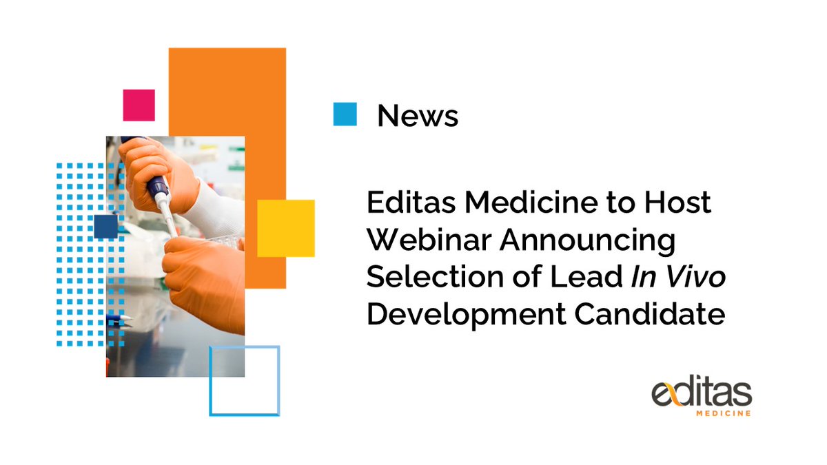 Editas Medicine tweet media