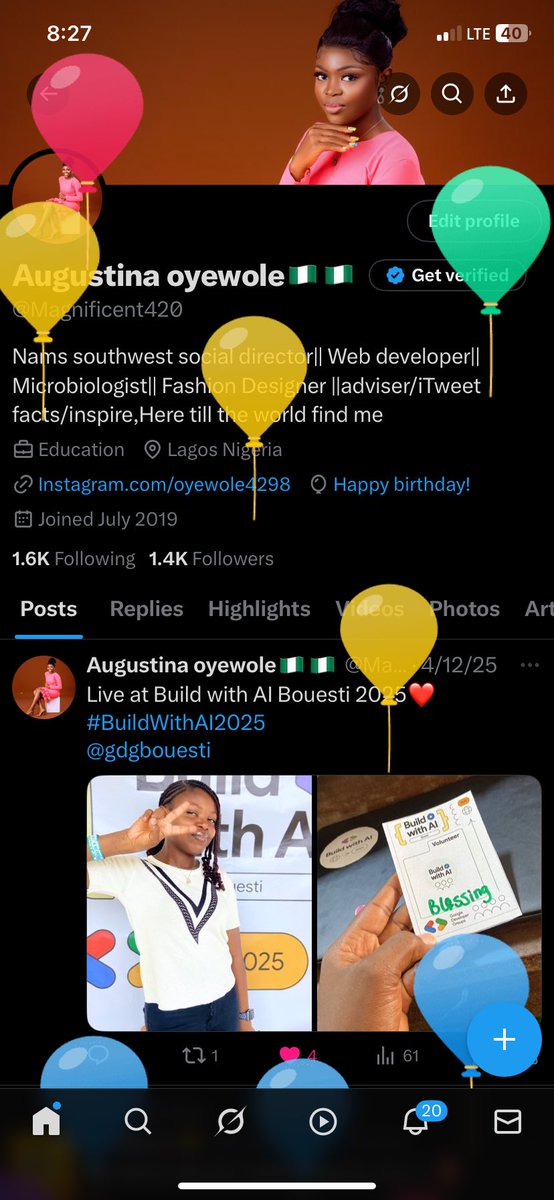 Magnificent420's tweet photo. A year older and wiser 🎉😘🙏

#BBNaijaS10 #august #birthdaygirl #gratitude https://t.co/01klGtlgZx