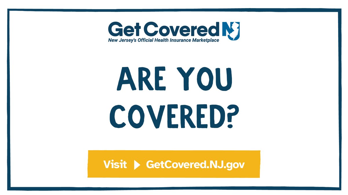 It’s not too late to enroll in quality, affordable health insurance! If you’ve experienced a major life change, you may be eligible for coverage through GetCovered.NJ.gov. Big savings are still available!

#GetCoveredNJ #HealthInsurance