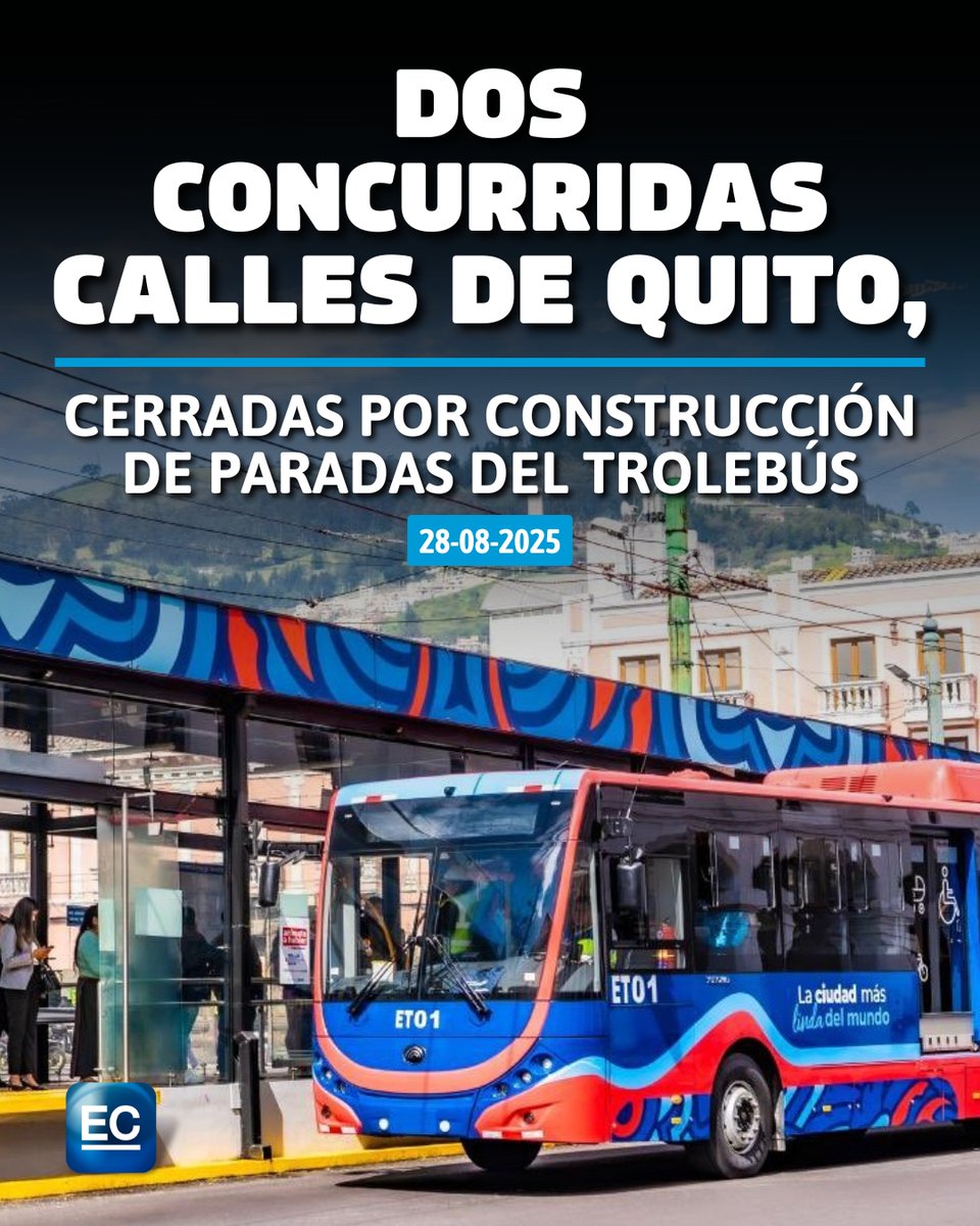 🚧 Los cierres en estas calles de #Quito se realizan durante siete horas al día: f.mtr.cool/yzwhmeudeg