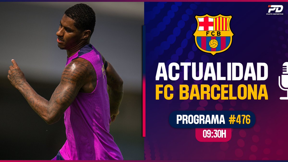 🔴EN DIRECTO | ¡Vente que empezamos!
📺PROGRAMA 476
🚨[ÚLTIMA HORA] | ACTUALIDAD FC BARCELONA
💥¡TRAMO FINAL DE MERCATO...!

🔗twitch.tv/puntodeportivo…
🔴También en #YouTube