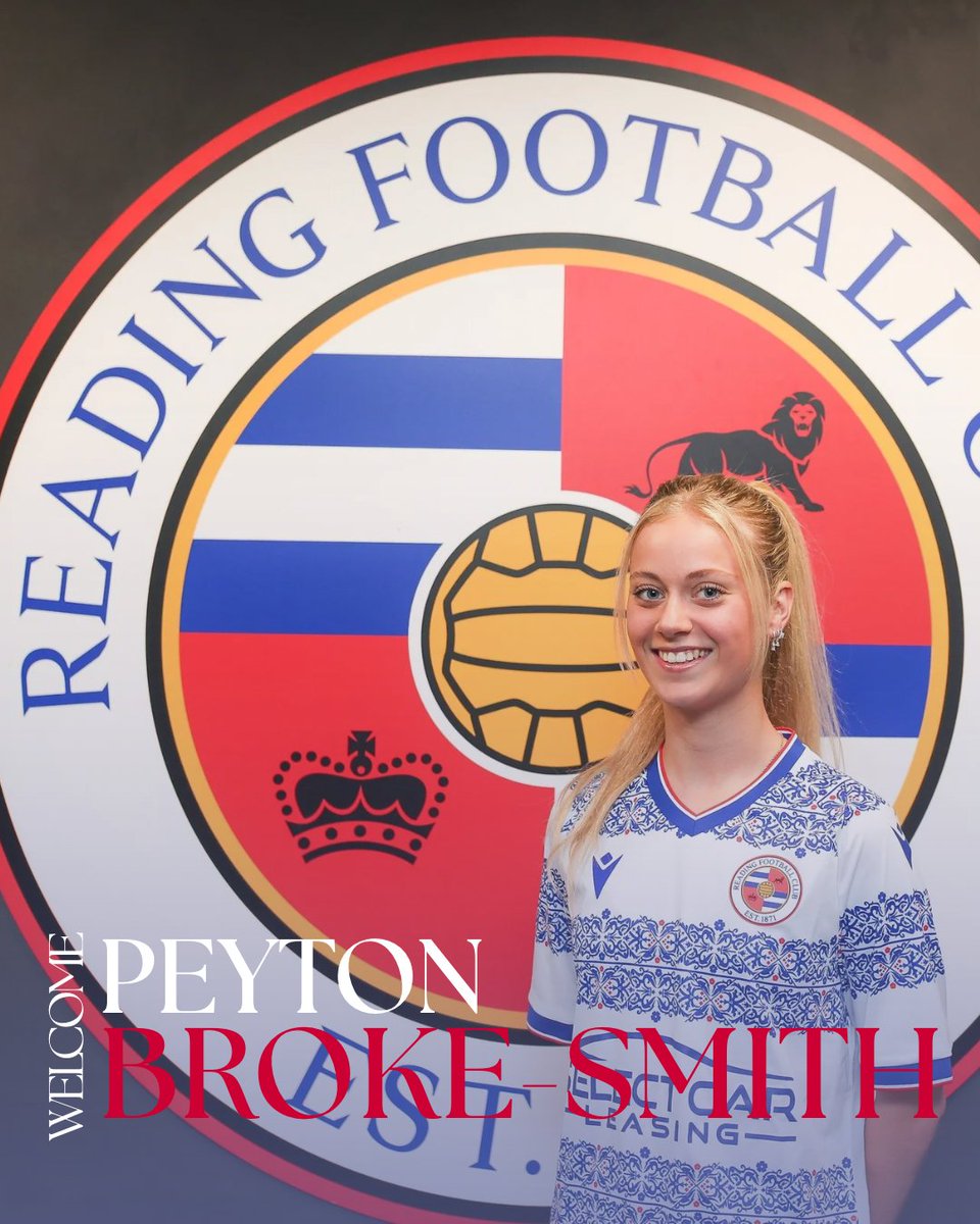 BROKE-SMITH IS A ROYAL 🙌

We are delighted to announce the signing of Peyton Broke-Smith for the 2025/26 season! 💙

Welcome to Reading, Peyton! 👊