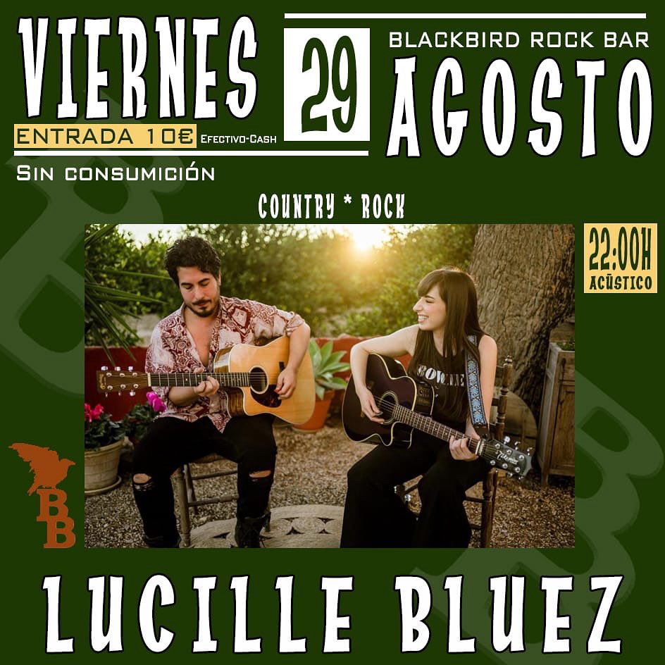 Mañana viernes <a href="/lucillebluez/">Lucille</a> con lo mejor del #country y del #rock ! A las 22h ! Reservas por MD en rrss o al mail bkackbirdrockbar@gmail.com ! #madrid #blackbirdrockbar #livemusic #conciertos #conciertosmadrid #musicaenvivo #viernes #friday #agosto #barriodelasletras #music
