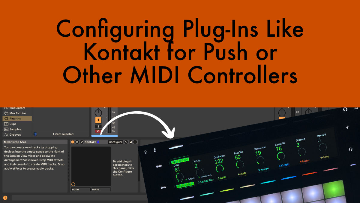 This video tutorial covers how to manually configure plug-ins in <a href="/Ableton/">Ableton</a> Live that don't auto-populate their plug-ins, and how to save Kontakt libraries for easy access to Push. sonicbloom.net/configure-kont…

#ableton #videotutorial
