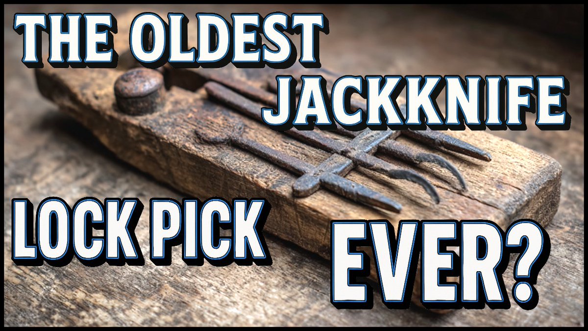 ukbumpkeys's tweet image. The Oldest Lock Picking Multi-Tool Ever? youtu.be/_j1-IEnK6Y0 #lockpicking #lockpicks #locksport