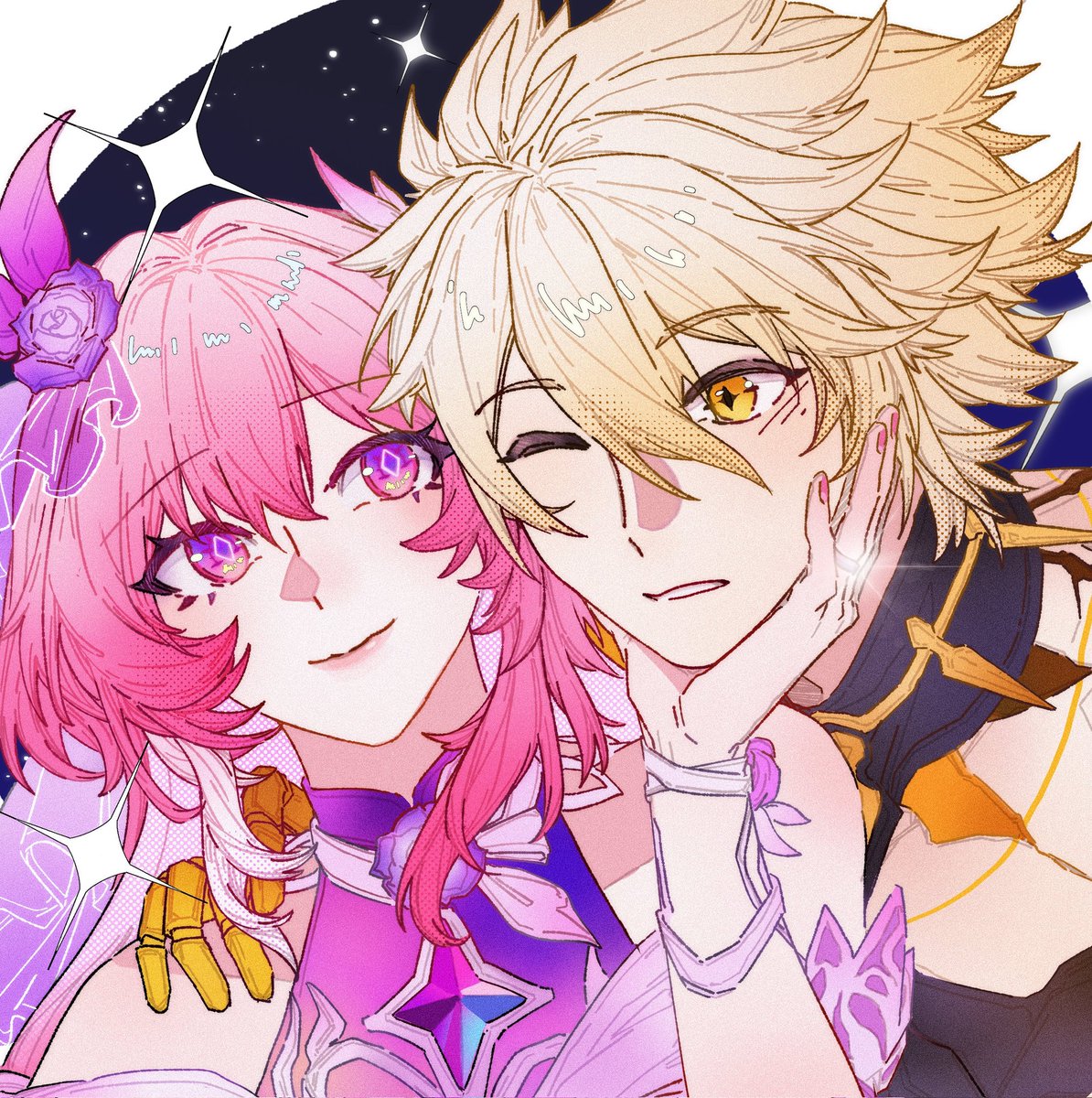 #phairene ☀️🌙
是七夕贺图！