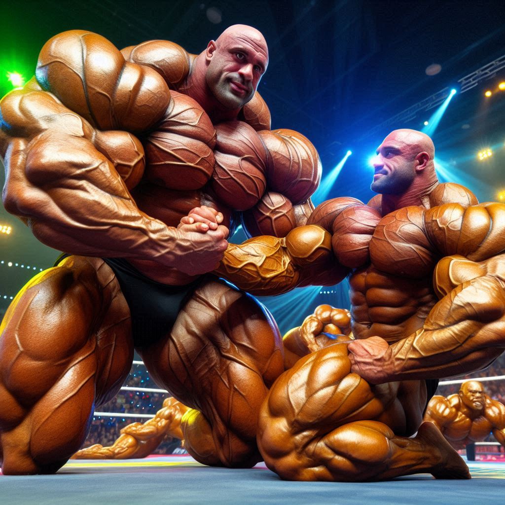 thehuuuge's tweet photo. Buddies. #AIart #AIMuscularMan #MuscleBulls #musculardevelopment #musculo #muscularity #bodybuilding #massive https://t.co/vZg259UIXi