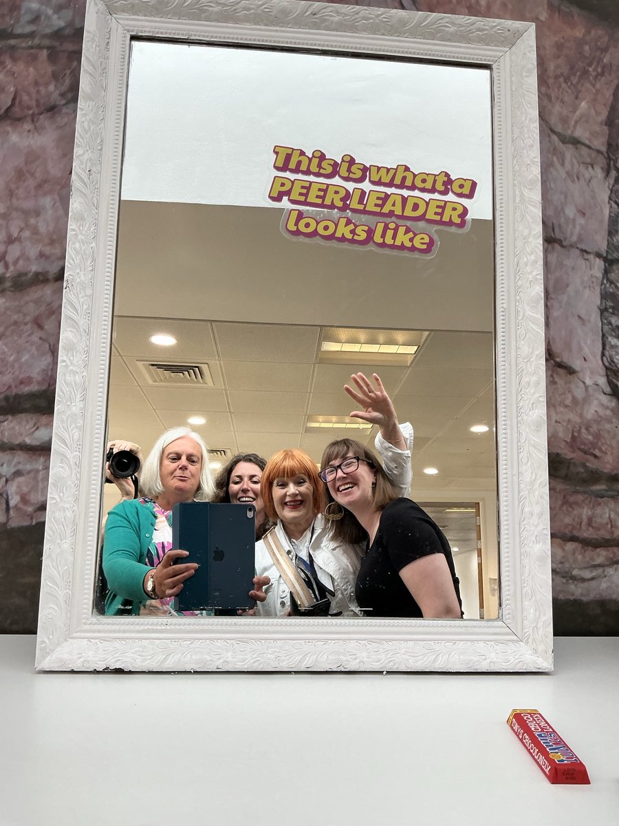 Lesley Smith (@lesleyscotnet) on Twitter photo I may be a Peer Leader but I definitely need to learn how to take a selfie, let alone a group one! Fab idea with the mirror sticker at <a href="/ScotRecoveryNet/">Scottish Recovery Network</a> PeerConnects Peer Leadership event today. <a href="/InTheKnow/">In The Know</a> <a href="/EmmaScotNet/">Emma Houston (She/Her)</a> I may be a Peer Leader but I definitely need to learn how to take a selfie, let alone a group one! Fab idea with the mirror sticker at <a href="/ScotRecoveryNet/">Scottish Recovery Network</a> PeerConnects Peer Leadership event today. <a href="/InTheKnow/">In The Know</a> <a href="/EmmaScotNet/">Emma Houston (She/Her)</a>