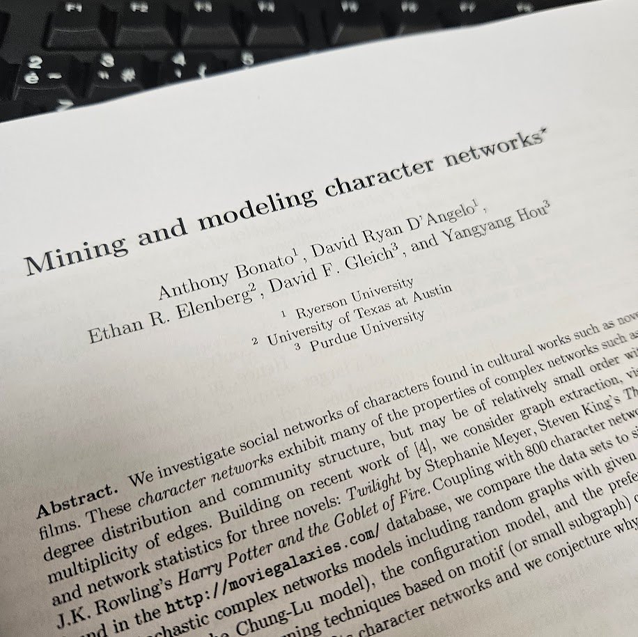 rastadidi's tweet image. 💡What a better way than starting the day with some good inspiring lecture from @Anthony_Bonato ❔
📖 Book bit.ly/47j8tYw
📝 Article bit.ly/47BAhrl
#learnbydoing #books #maths #dowhatyoulove #lovewhatyoudo #DataScience