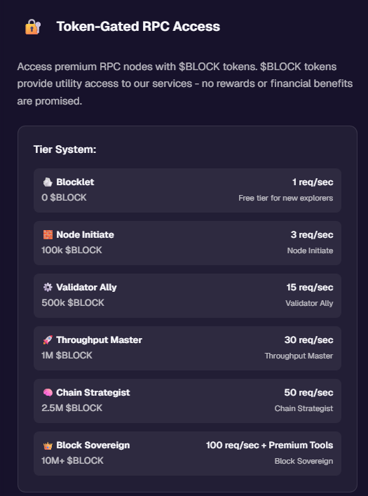 $BLOCK = equity in <a href="/BlockHaven24/">BlockHaven.tech</a> 

<a href="/BlockHaven24/">BlockHaven.tech</a> = next gen infra/RPCs provider, live on 5 chains already

$BLOCK = key to unlock better performance
