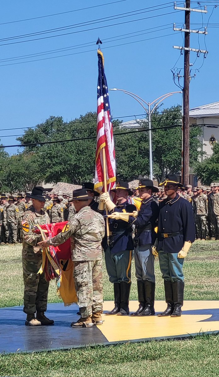 1st Cavalry Division (@1stcavalrydiv) on Twitter photo Greywolf Brigade cased their colors today as they prepare to deploy to the <a href="/USArmyEURAF/">U.S. Army Europe and Africa</a> AO as part of a normal rotation of forces to support our Allies and Partners, defend NATO's eastern flank and deter aggression. #FirstTeam #Legendary Greywolf Brigade cased their colors today as they prepare to deploy to the <a href="/USArmyEURAF/">U.S. Army Europe and Africa</a> AO as part of a normal rotation of forces to support our Allies and Partners, defend NATO's eastern flank and deter aggression. #FirstTeam #Legendary