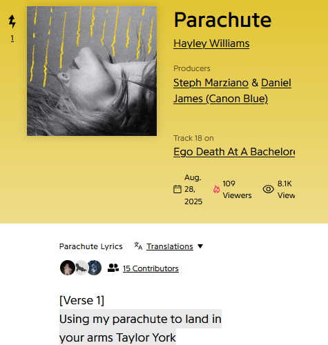 riotfences's tweet photo. genuinely don't know what the tl is talking about these are the lyrics 🙏 https://t.co/hXj0lOyT3n
