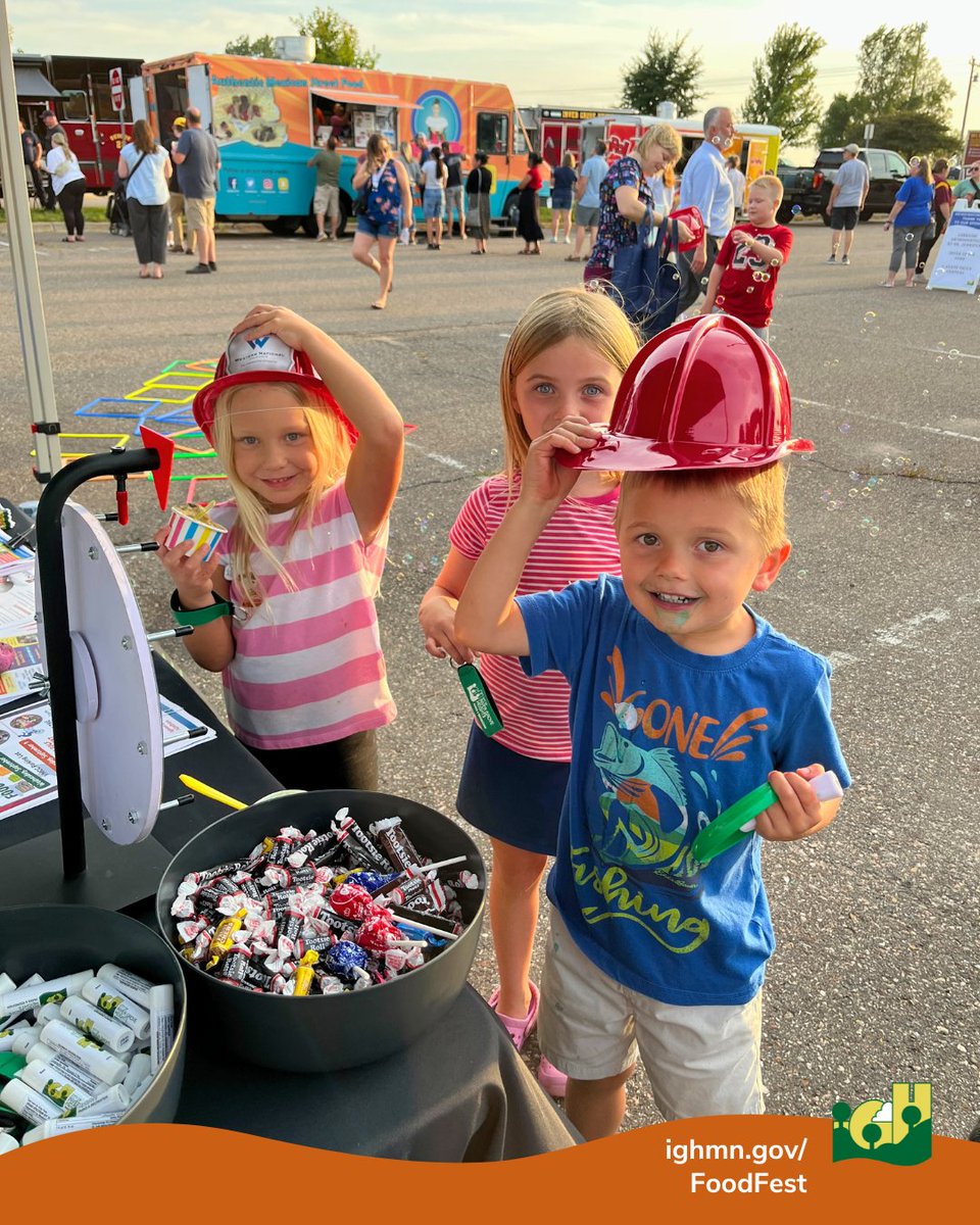 Close out the Food Fest season with us next week at IGH Days Food Fest!

📅 Wednesday, Sept. 3
⏰ 4–7 p.m.
📍 VMCC Parking Lot
🍔 Food trucks &amp; family fun!

📲 View the full vendor lineup at ighmn.gov/FoodFest