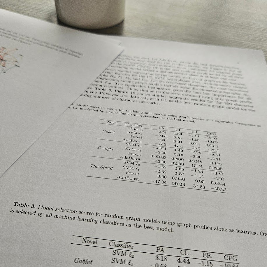rastadidi's tweet image. 💡What a better way than starting the day with some good inspiring lecture from @Anthony_Bonato ❔
📖 Book bit.ly/47j8tYw
📝 Article bit.ly/47BAhrl
#learnbydoing #books #maths #dowhatyoulove #lovewhatyoudo #DataScience