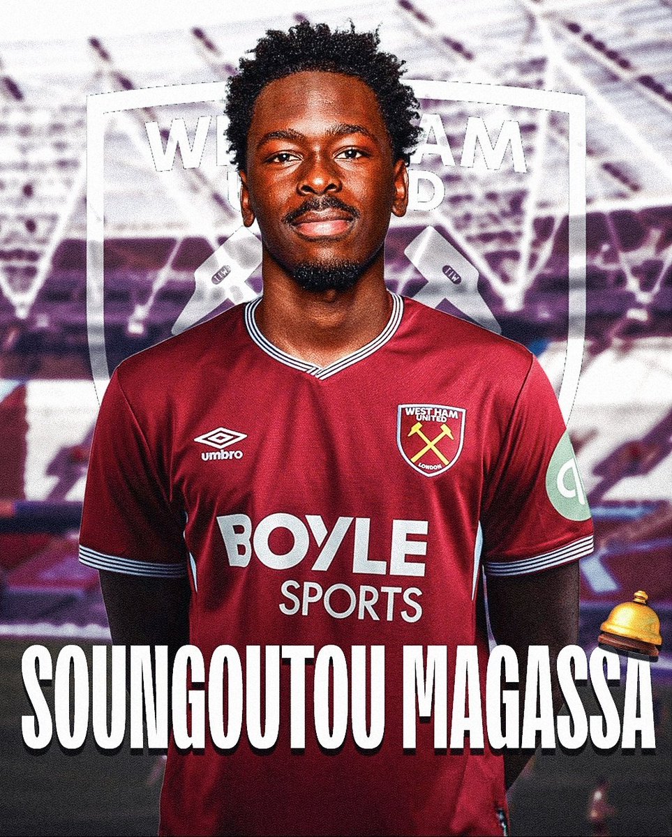 Sébastien Denis (@sebnonda) on Twitter photo 🚨EXCL #ASM 🔴⚪️
✅malgré une offensive de dernière minute de Francfort qui voulait hijack Soungoutou Magassa, ce dernier va bel et bien s'engager avec West Ham ⚒️
🔜signature ⏳⏳
💰 17 M€ + 3 M€ de bonus
🔥Caliente
w <a href="/Santi_J_FM/">Santi Aouna</a>
footmercato.net/transferts-en-… 🚨EXCL #ASM 🔴⚪️
✅malgré une offensive de dernière minute de Francfort qui voulait hijack Soungoutou Magassa, ce dernier va bel et bien s'engager avec West Ham ⚒️
🔜signature ⏳⏳
💰 17 M€ + 3 M€ de bonus
🔥Caliente
w <a href="/Santi_J_FM/">Santi Aouna</a>
footmercato.net/transferts-en-…