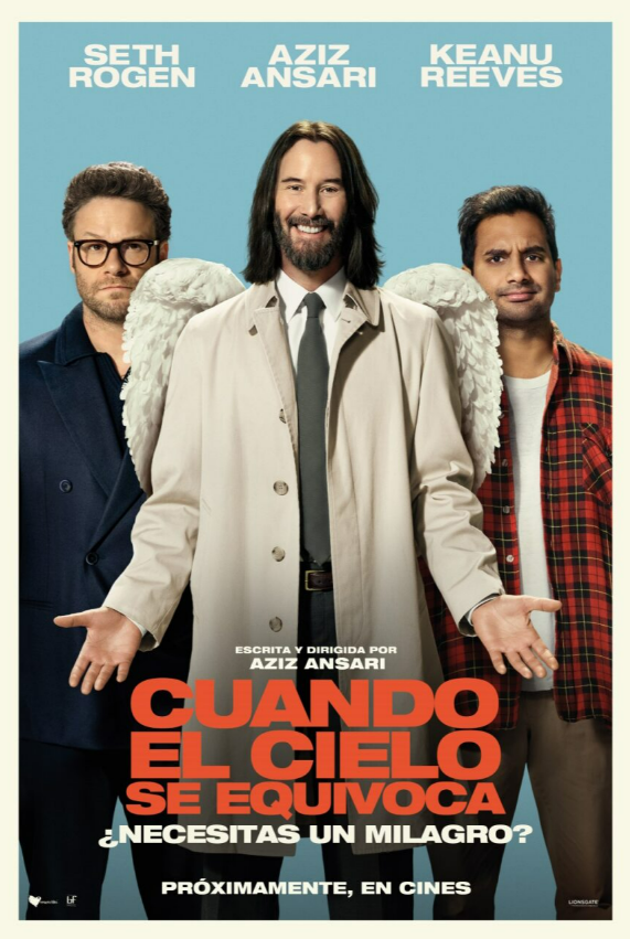 Página Zero (@paginazeromx) on Twitter photo Este es el póster oficial de la película: Cuando el cielo se equivoca.
Escrita y dirigida por Aziz Ansari con Keanu Reeves, Aziz Ansari y Seth Rogen estarán a suerte de que el cielo haga bien las cosas.
En México por <a href="/CorazonFilms/">Corazón Films</a> Este es el póster oficial de la película: Cuando el cielo se equivoca.
Escrita y dirigida por Aziz Ansari con Keanu Reeves, Aziz Ansari y Seth Rogen estarán a suerte de que el cielo haga bien las cosas.
En México por <a href="/CorazonFilms/">Corazón Films</a>
