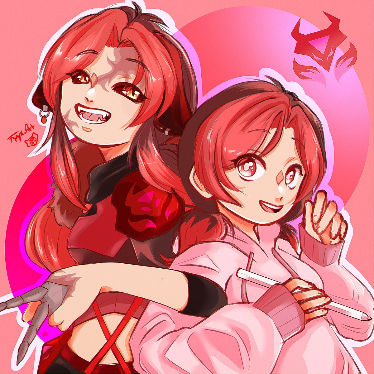 fynyx_art's tweet photo. Fynyx and her human form!🦊
#originalcharacterart #ocart #originalcharacters #digitalart #onlinepersona #CLIPSTUDIOPAINT https://t.co/dGkbt5vvjx