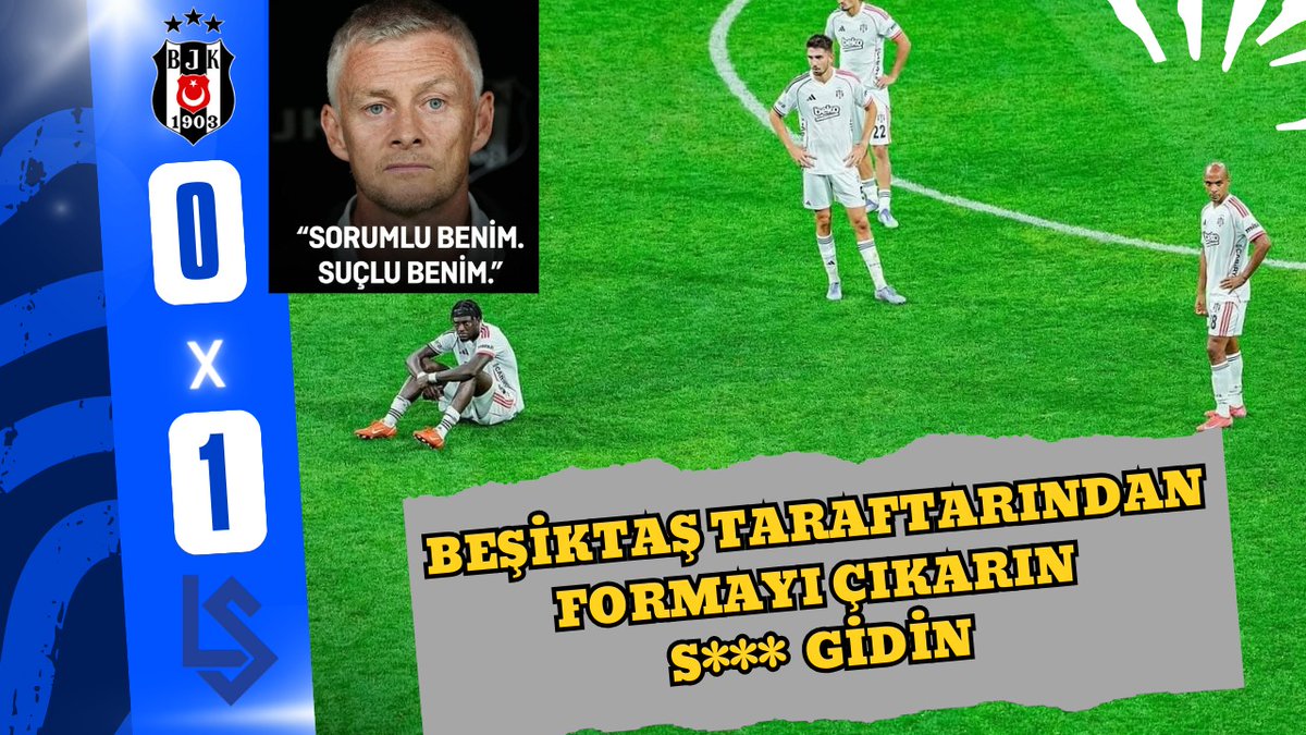 Beşiktaş taraftarından maç sonu " FORMAYI ÇIKARIN S***** GİDİN" o anlar için youtu.be/k6yF8ymxYMQ?si… 

#Besiktas #lausanne #bjk #avrupa #konferansligi #çarşı