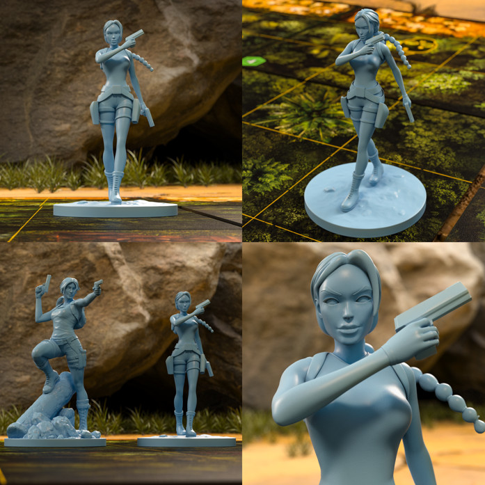 Iconiq Studios unveils Classic Lara miniature, inspired by Tomb Raider Remastered, as one of several versions of Lara Croft available in Tomb Raider The Crypt of Chronos, alongside a first look at packaging for add-ons and stretch goals.

tombraiderchronicles.com/headlines5273.…

#TombRaider