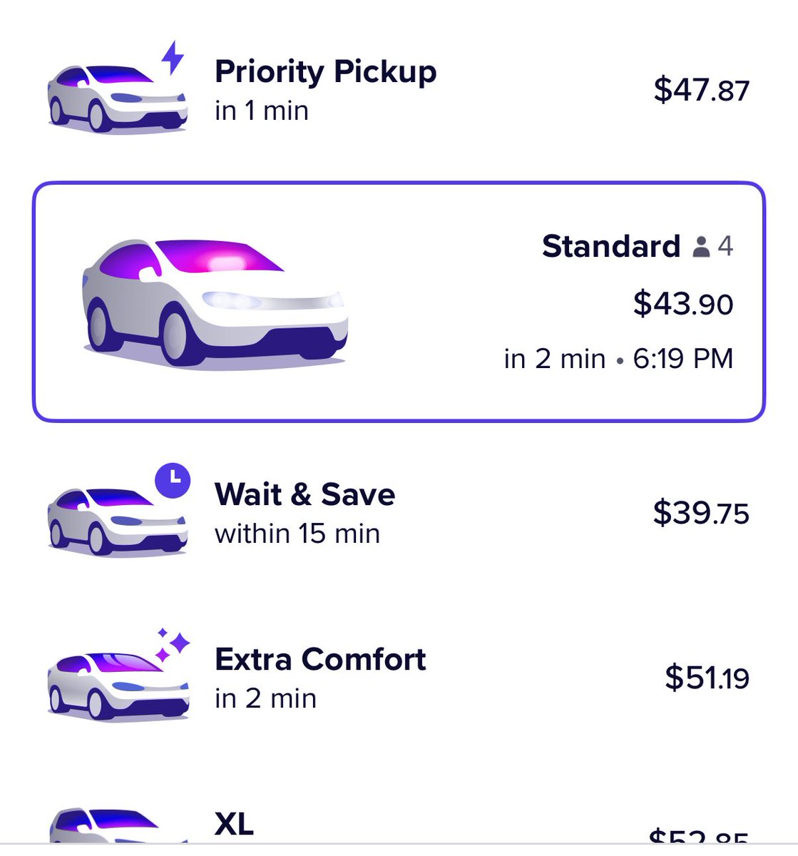 wenbinf's tweet image. uber is way pricier than lyft. 

is it because i got “uber cash” and they’re price discriminating?